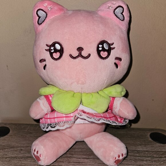 Vixella Starberries 10.5" Stuffed Cat - Picture 1 of 1